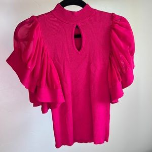 Seventh Avenue New York and Company Keyhole knit top